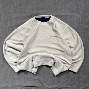 Boulder Ridge cream fleece sweatshirt - XL